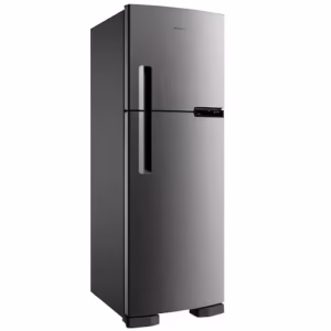 Geladeira Brastemp BRM44HK Frost Free Duplex com Compartimento Extrafrio e Fresh Zone Inox - 375L - 110V
